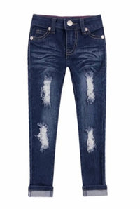 Angie - Night Sky Distressed Jeans