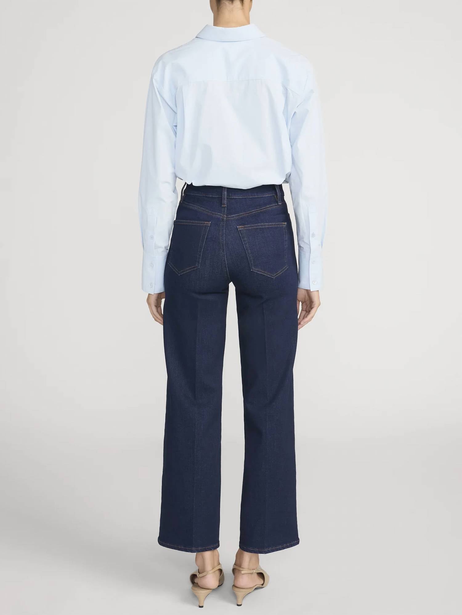Frame - Anchor Wide Leg Denim Jeans