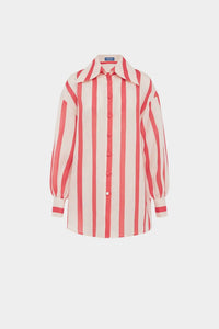 Leo Lin - Stripe Shirt Dress