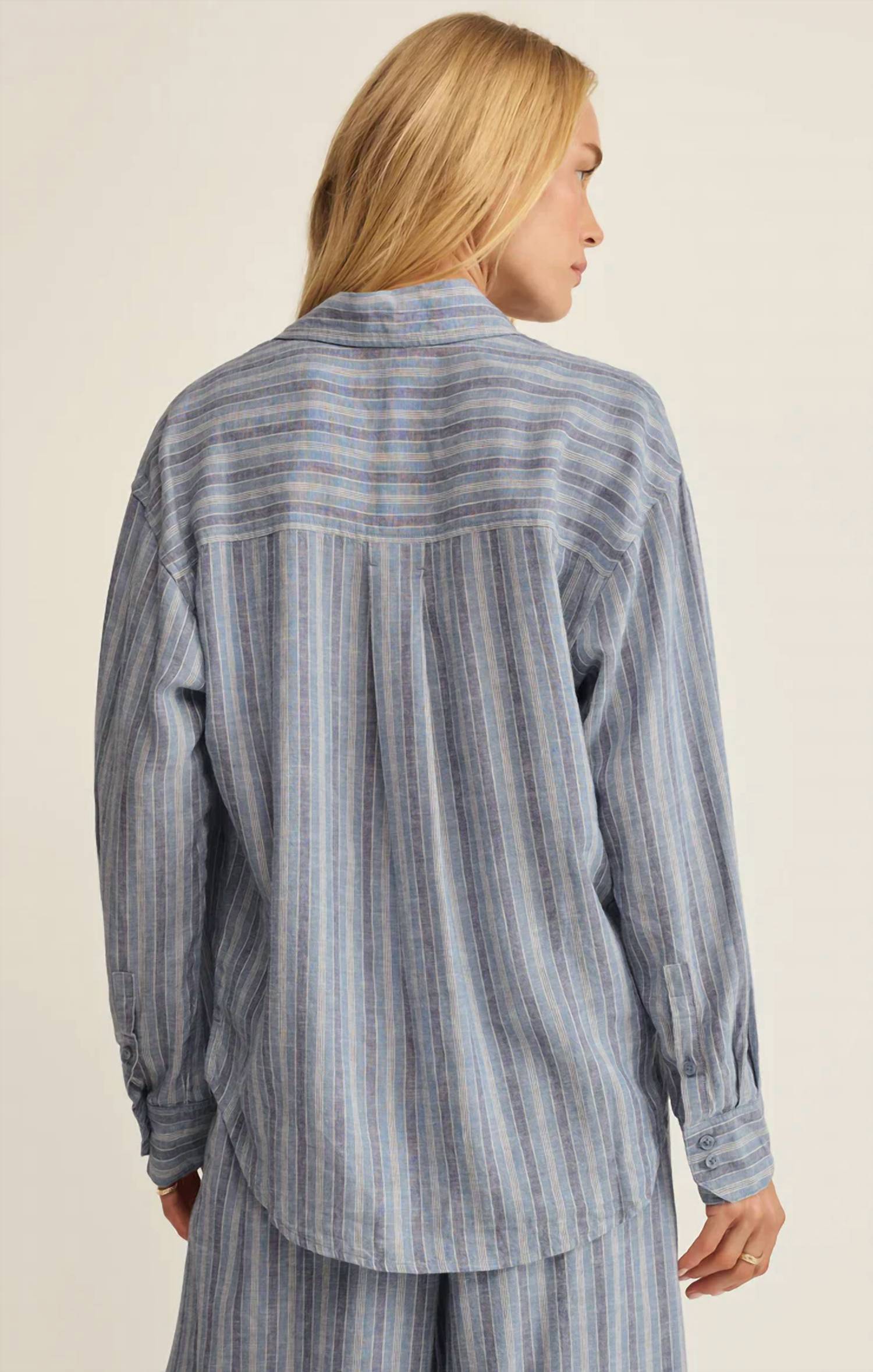 Z Supply - The Perfect Striped Button Up Shirt