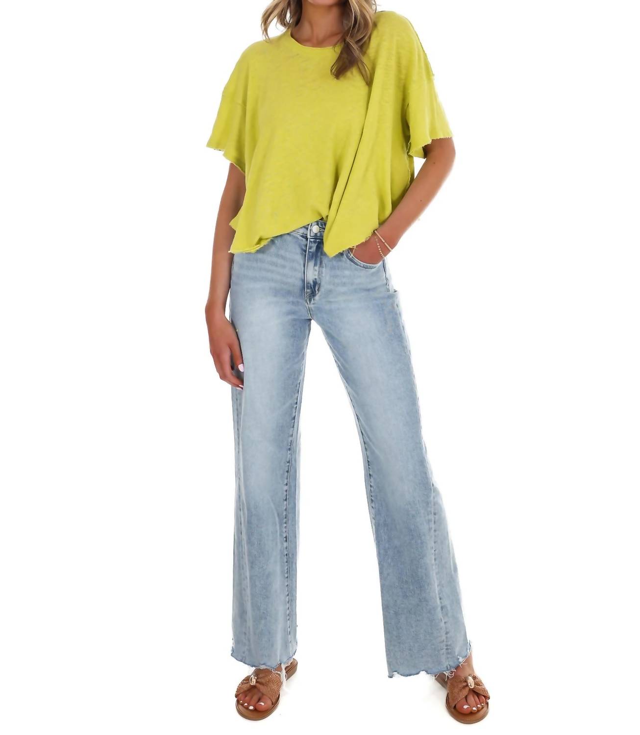 Free People - Elsie Short Sleeve Swing Tee