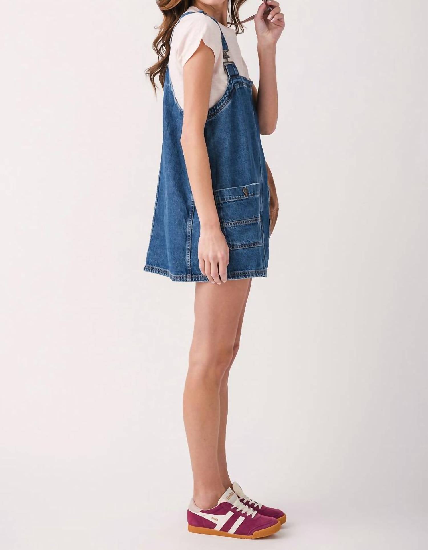 Free People - Smocked Mini Overall