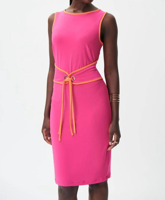 Joseph Ribkoff - Sleeveless Dress With Belt
