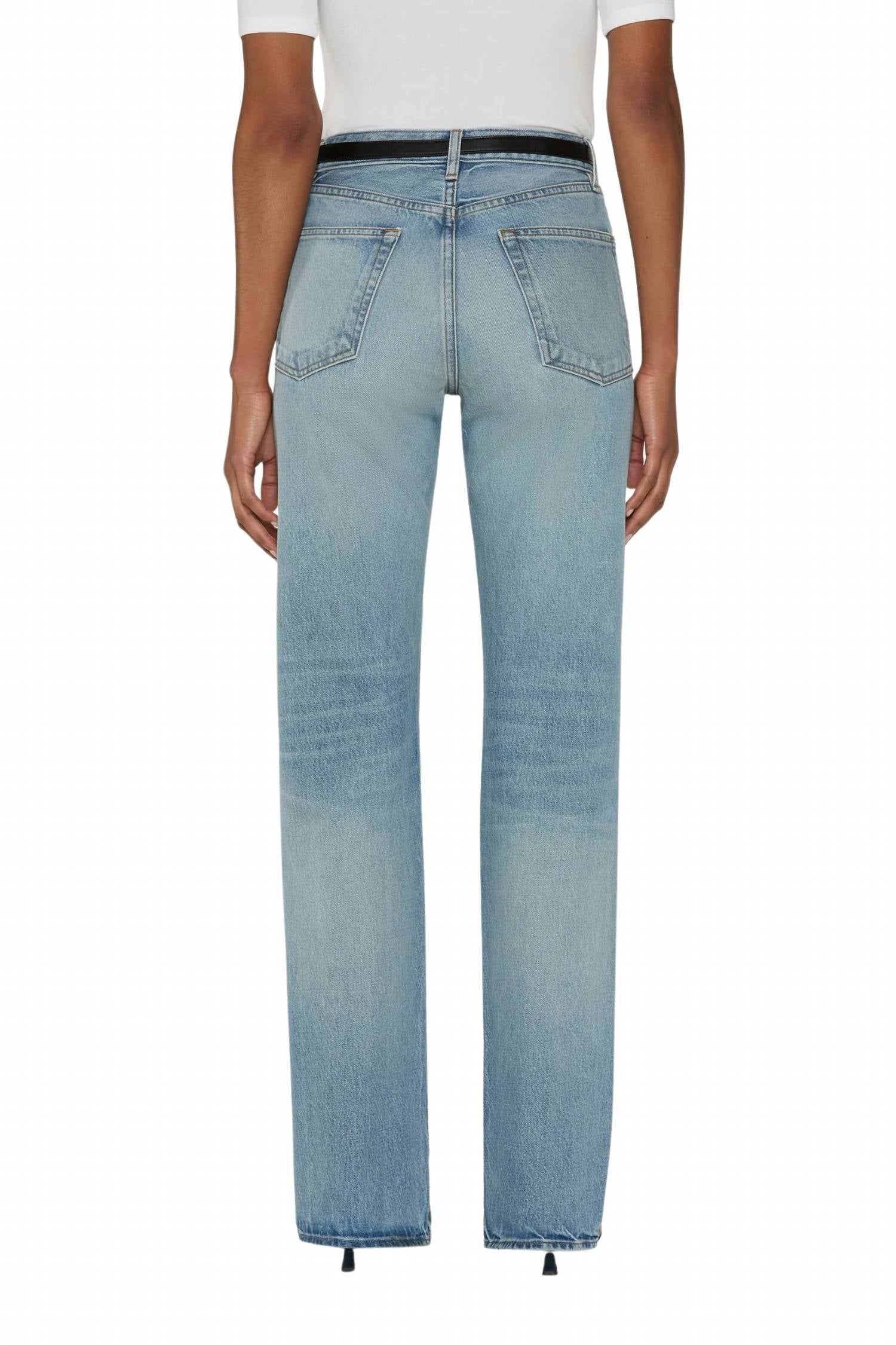 Frame - Vertical Straight Leg Jeans