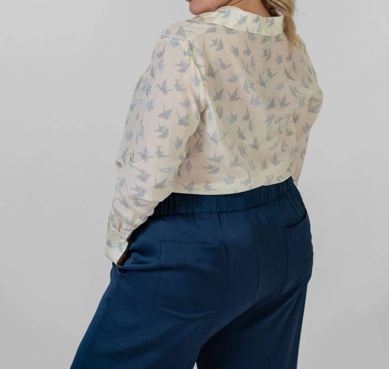 Catherine Gee - Daria French Cuff Silk Blouse