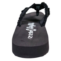 Very G - Women's Encore Frayed Top Fashion Flip Flop Sandal