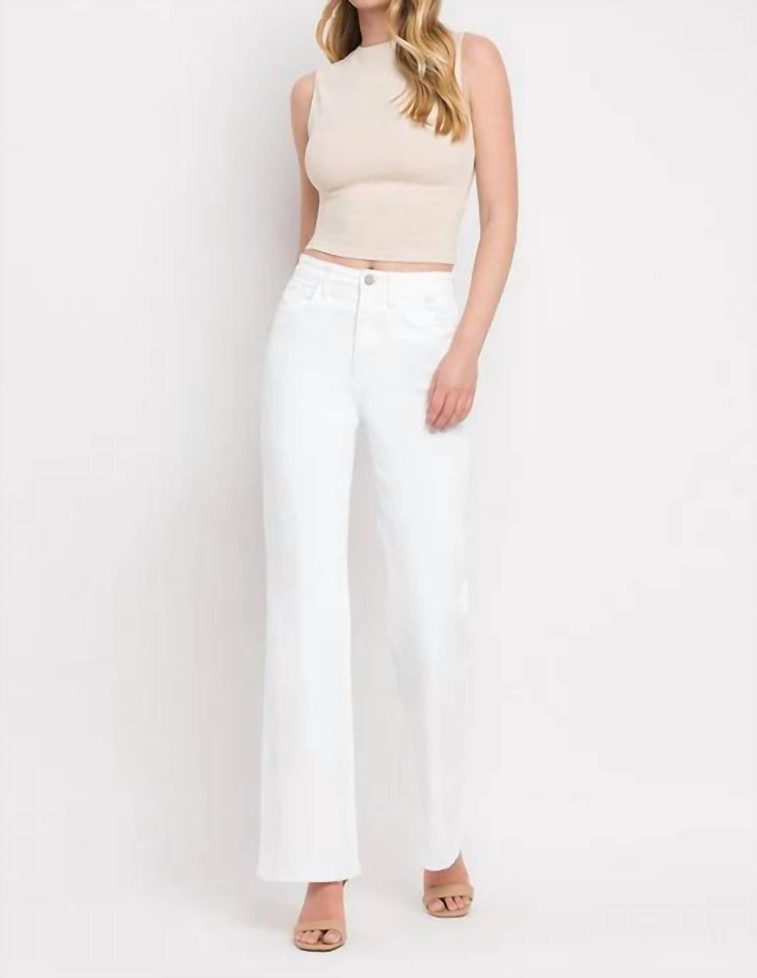 Vervet By Flying Monkey - 90's Vintage Tummy Control High Rise Flare Jean