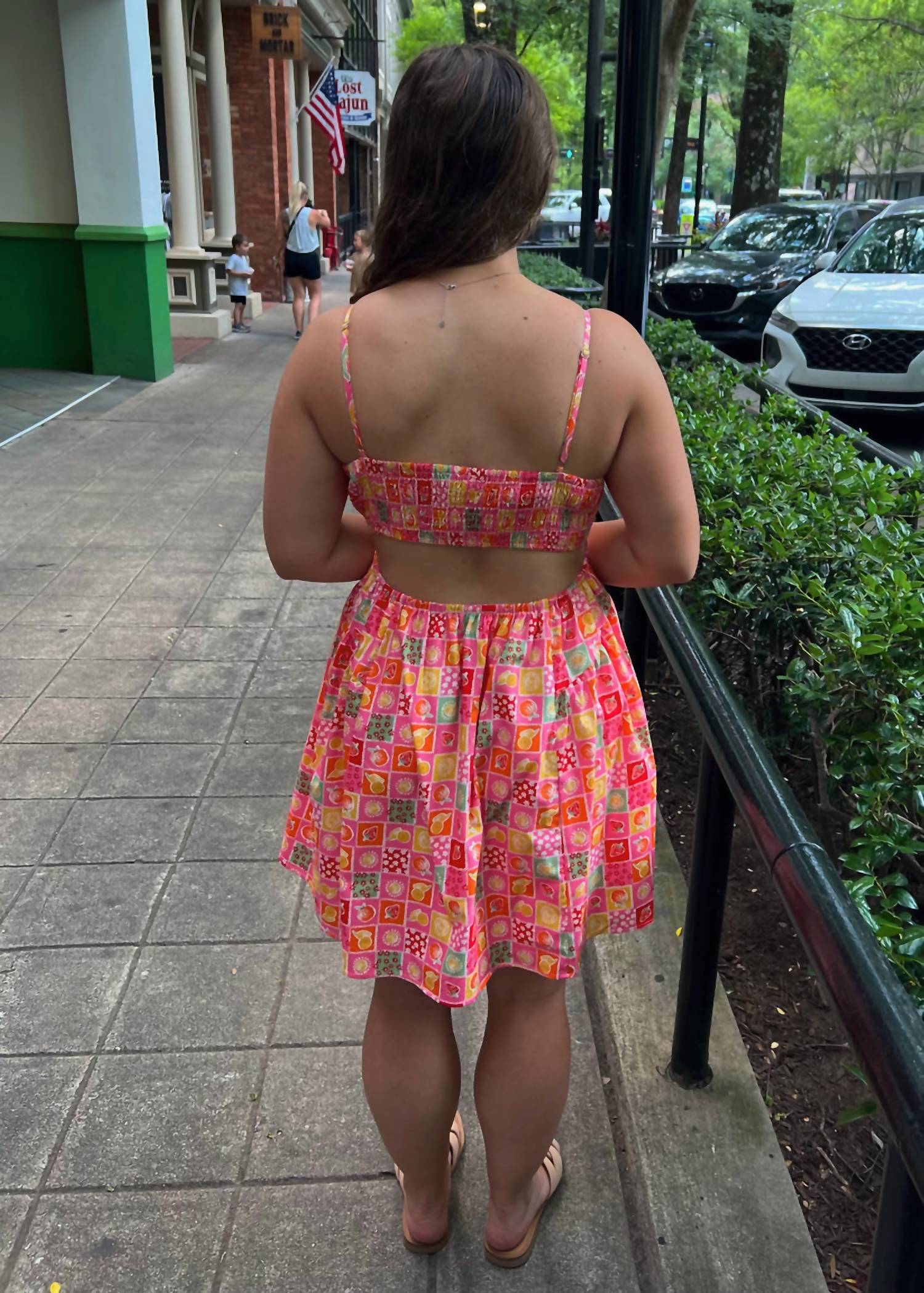 Dress Forum - Fruit Stamps Mini Dress