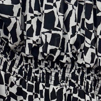 VINCE CAMUTO Chic Jumpsuit in black and white - women's pants - detail view