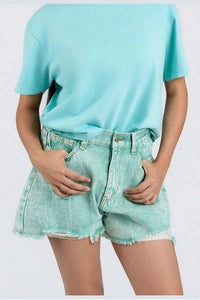 Very J - Canyon Fade Denim Shorts