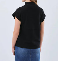 Fdj - Orianna Ottoman Cap Sleeve Sweater