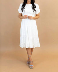 Tea N Rose - Dallie Embroidered Dress