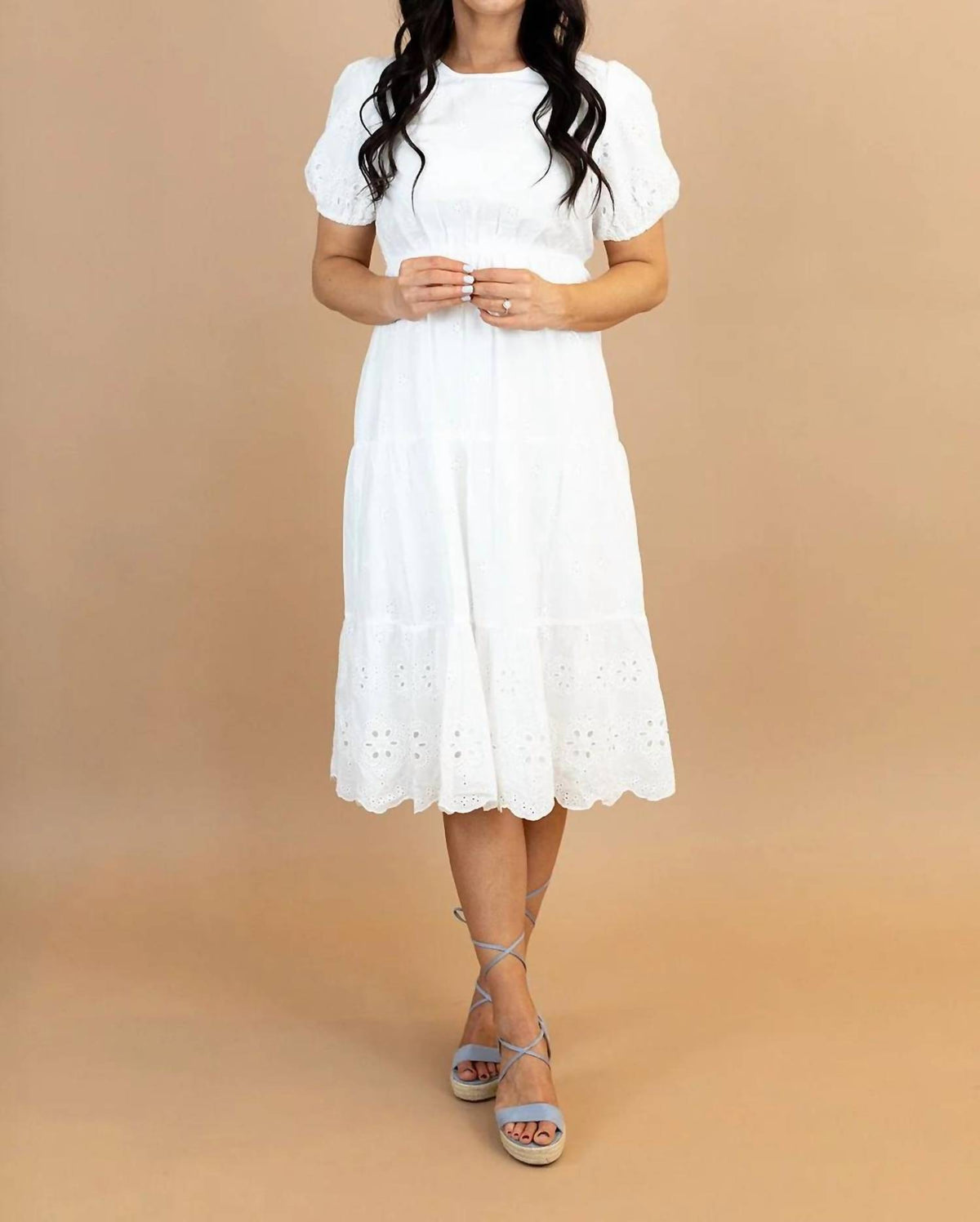 Tea N Rose - Dallie Embroidered Dress