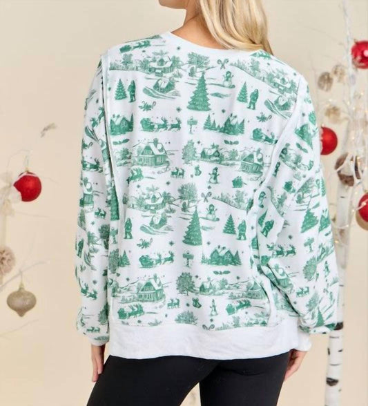 Mainstrip - Anabelle Holiday Toile Top