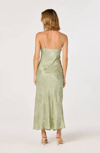 Astr - Tyla Satin Bias-Cut Maxi Dress