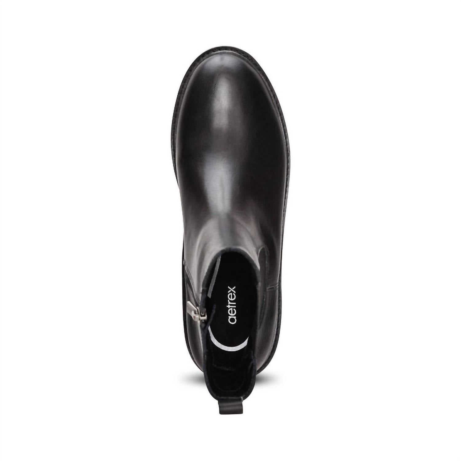 Aetrex Women's Hannah Arch Support Boot in black 1 - women's shoe - view 4