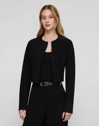 Lafayette 148 - Finesse Crepe Slim Cropped Jacket