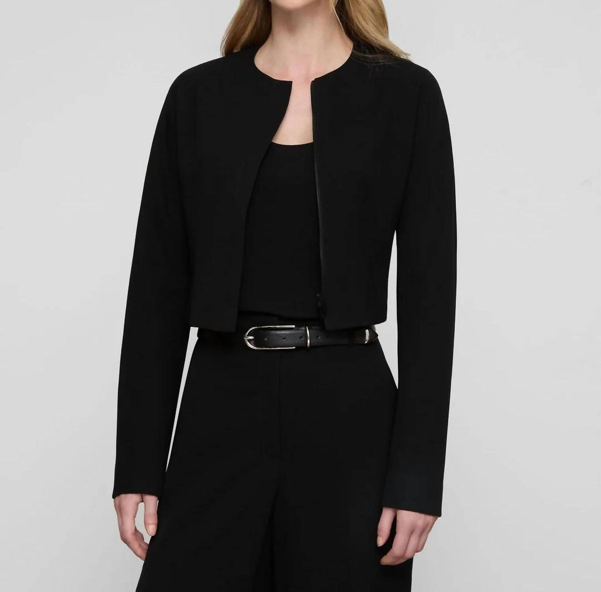 Lafayette 148 - Finesse Crepe Slim Cropped Jacket