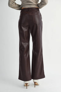 Mable - Ava Faux Leather Pant