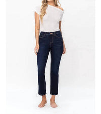 Vervet By Flying Monkey - Clara High Rise Slim Straight Jeans - Curvy
