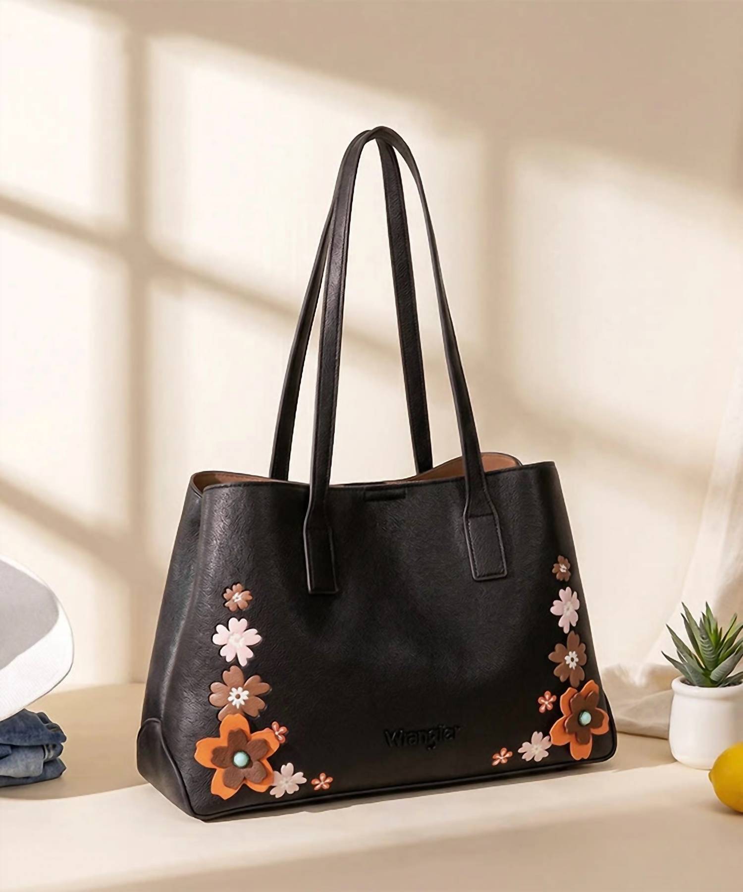 Wrangler - 3D FLORAL TOTE BAG