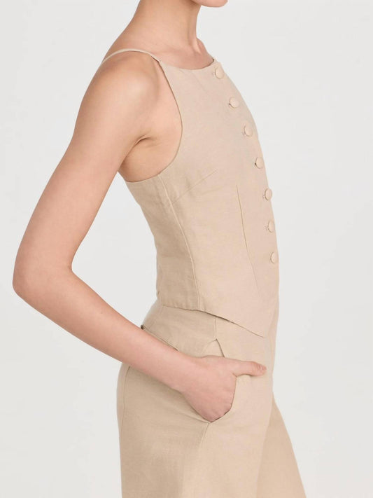 Onia - Air Linen High Neck Top