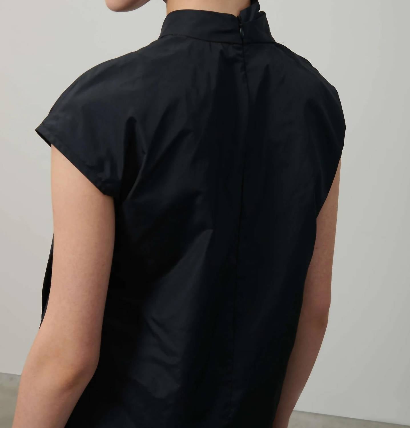 Beatrice .B - Taffeta Mockneck Blouse