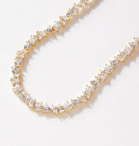 Native Gem - Multi Shaped Tennis Necklace