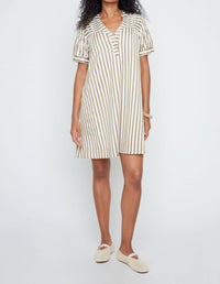 Renuar - Coastal Cabana Stripe Mini Dress