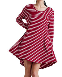 Umgee - Striped Casual Dress
