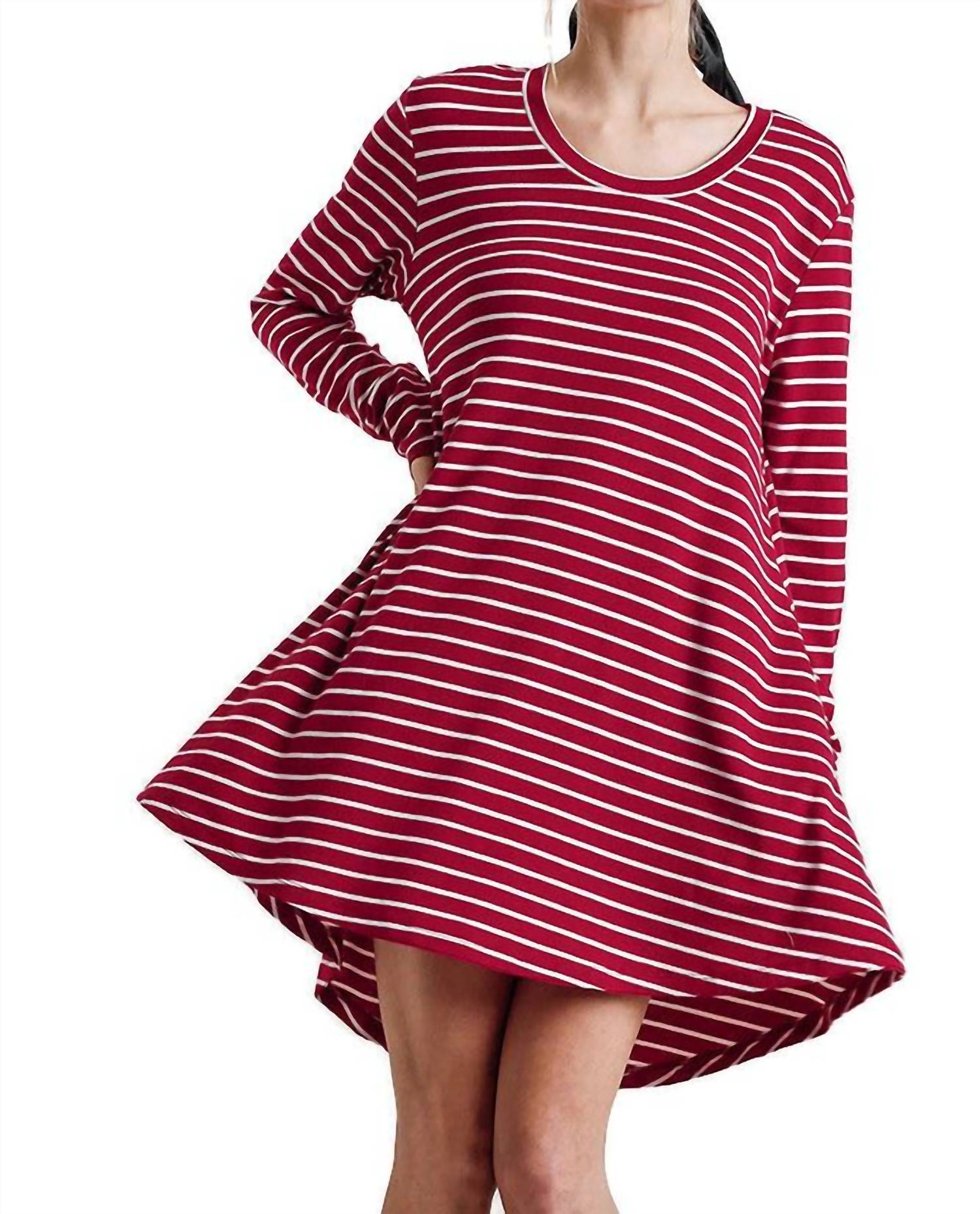 Umgee - Striped Casual Dress