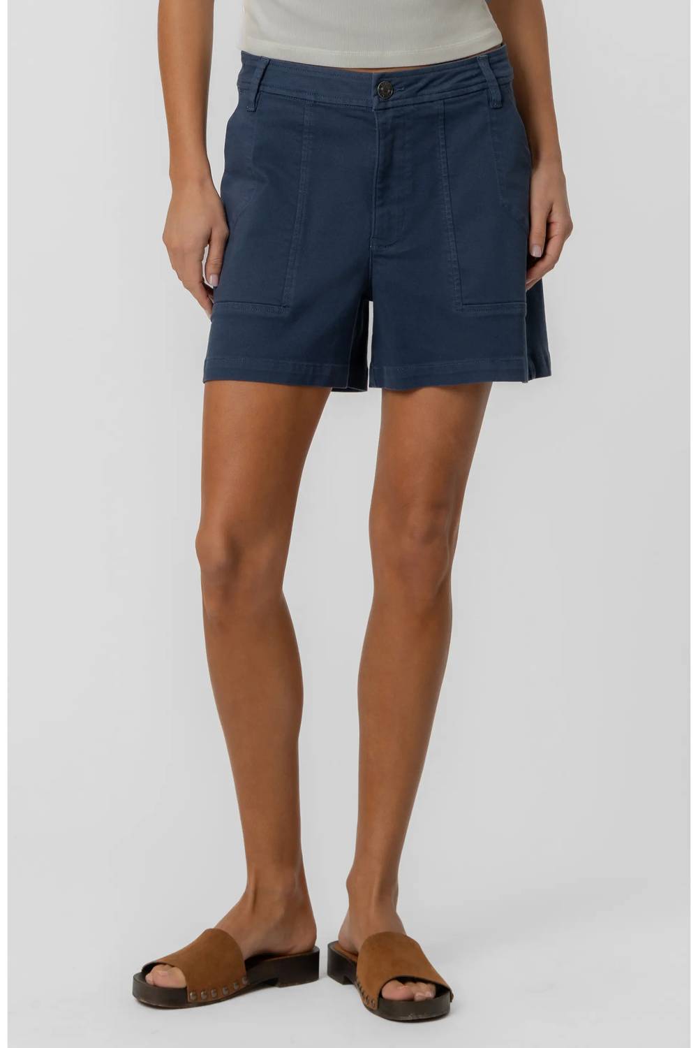 Kut From The Kloth - Women's Ashton High Rise Twill Utility Short
