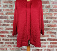 Multiples - Women's 3/4 Sleeve Open Front Jacket And Tank Set