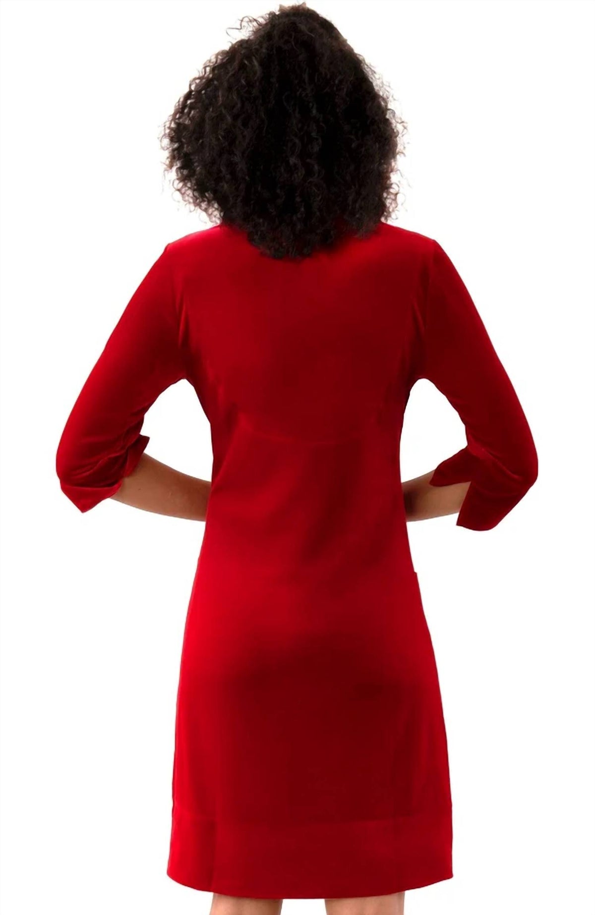 Gretchen Scott - Ruffle Neck Dress