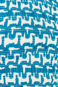 Mirth Janeiro Dress in azure popova - women's dress - detail view