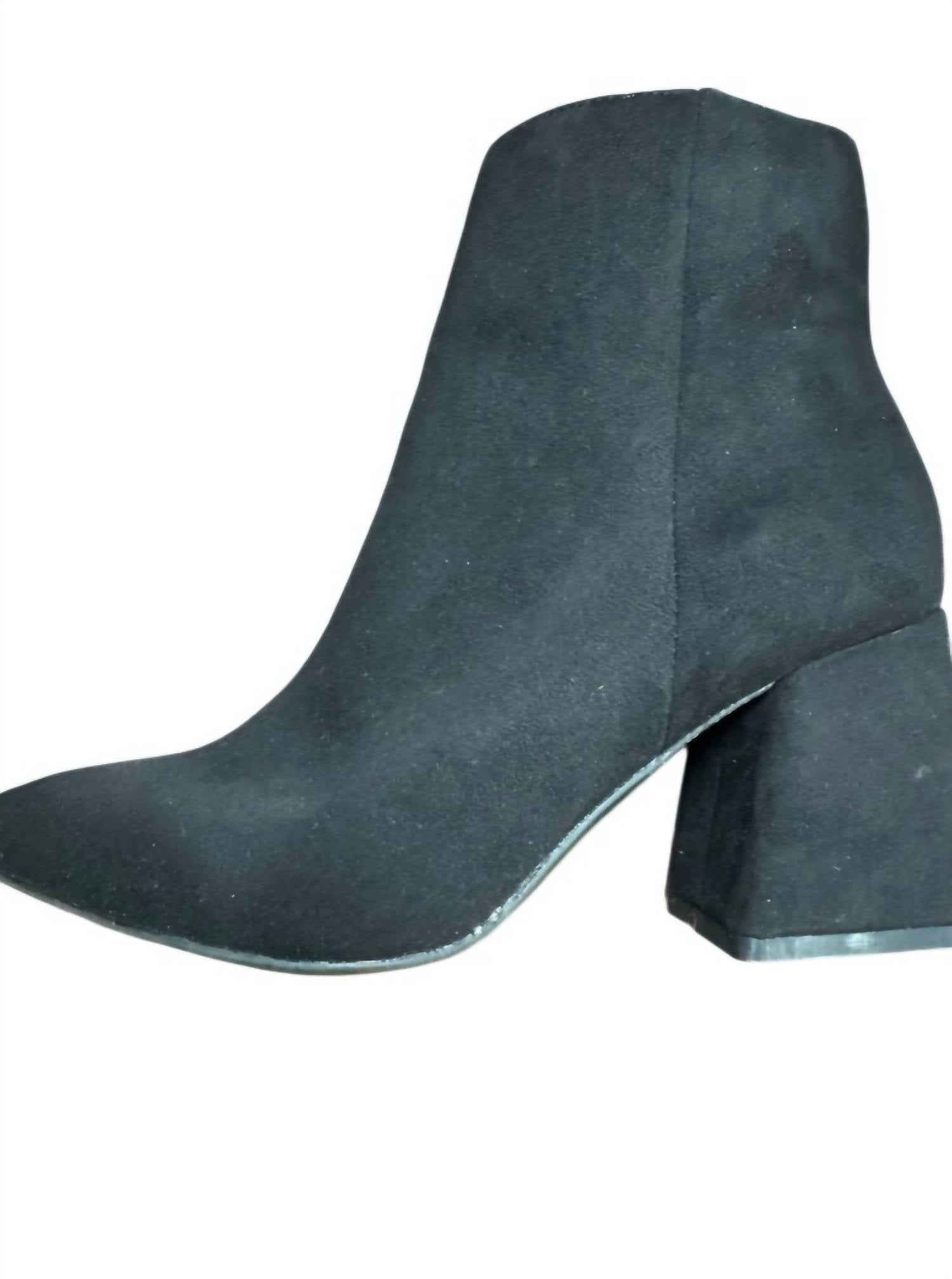 Bamboo Women's Ankle Bootie in black - women's shoe
