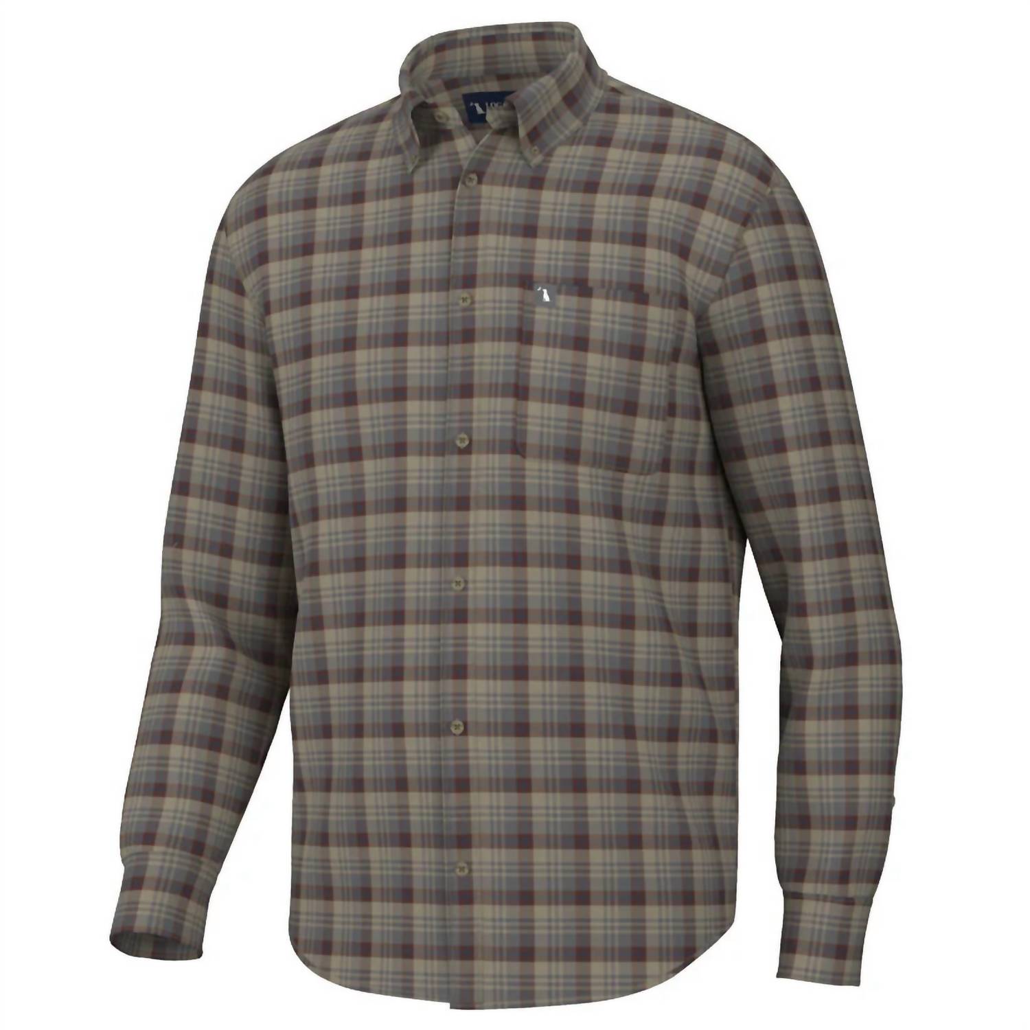 Local Boy Outfitters - Men's Gardner Stretch Flannel Shirt