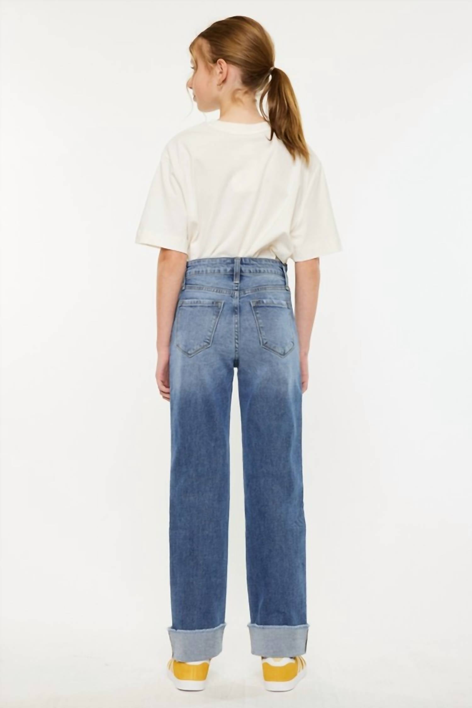 Kancan - Youth High Rise Straight Jeans