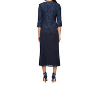 Alex Evenings - Tea Length Jacket Dress