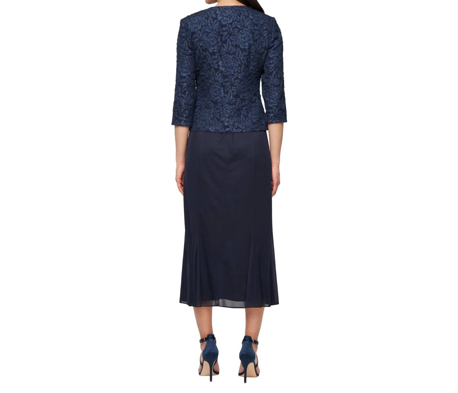 Alex Evenings - Tea Length Jacket Dress