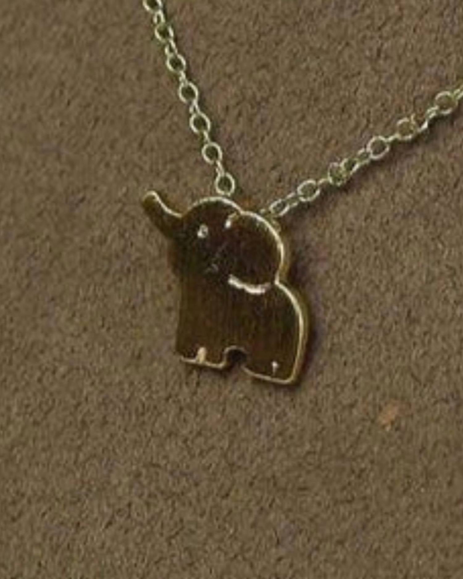 Lauren Lane - Women's Elephant Charm Necklace