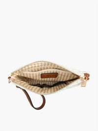Jen & Co. - Women's Lucy Cosmetic Pouch Wristlet With Zip Pocket