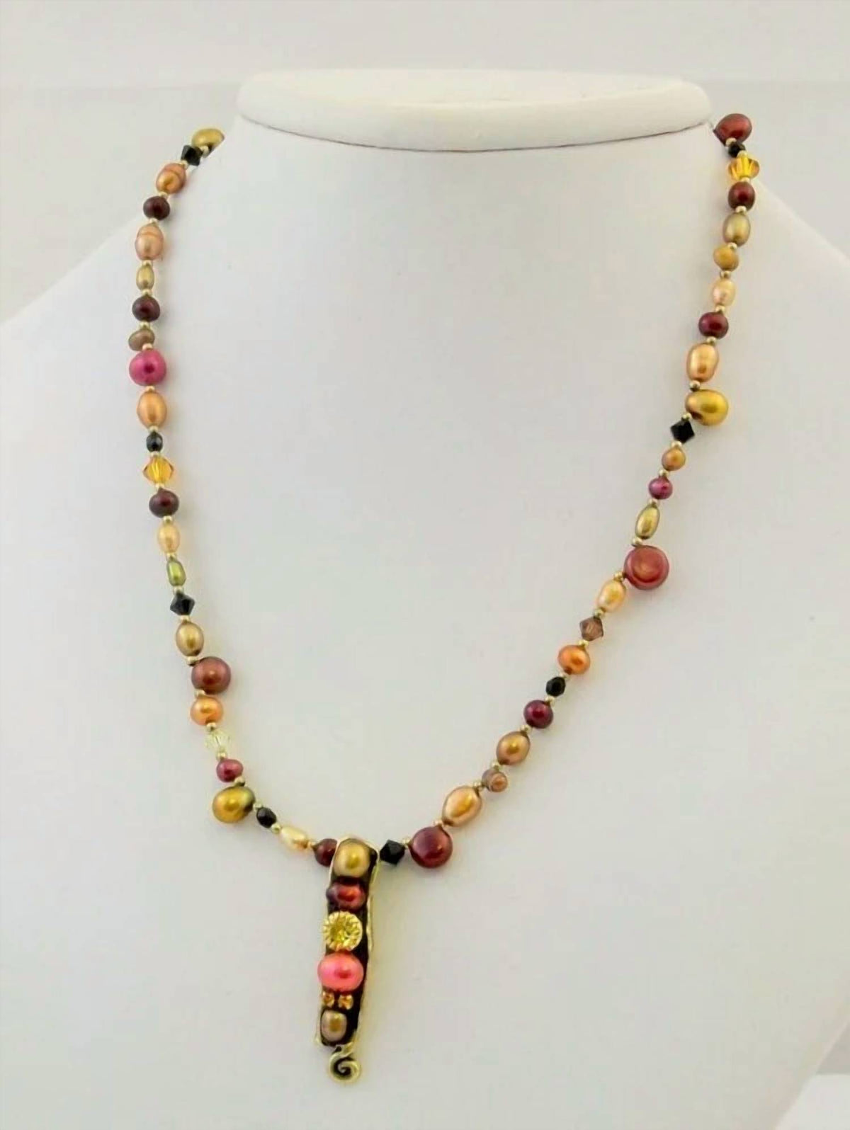 Michal Golan - Women's Pearl Rectangle Pendant Necklace