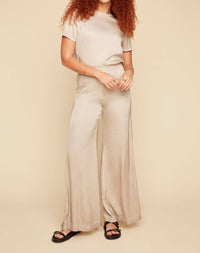 Renuar - Touch Of Glam Wide Leg Satin Pants