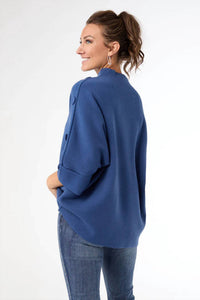 Coco + Carmen - Heavenly Luxe Elbow Sleeve Funnel Neck Sweater