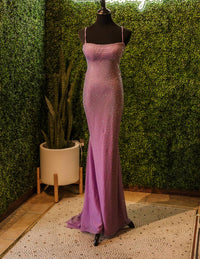 La Femme Women's Prom Dress in periwinkle - women's dress