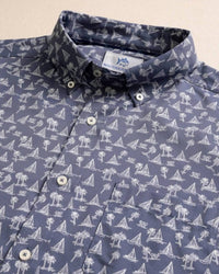 Southern Tide - Sail Away brrr°® Intercoastal Short Sleeve Sport Shirt
