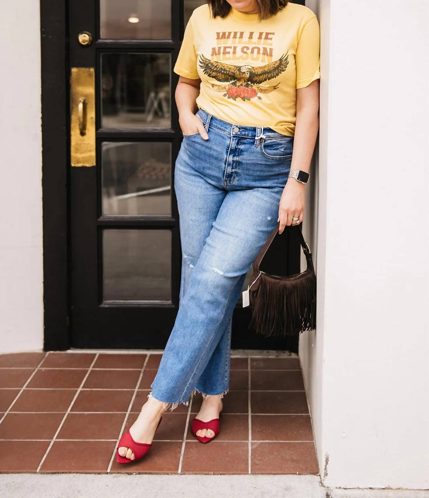 People Of Leisure - Willie Nelson Short Sleeve Tee