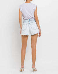 Vervet By Flying Monkey - High Rise Distressed Shorts