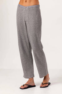 sundays Soma Straight Leg Pants in grey thermal - women's pants - alternate view
